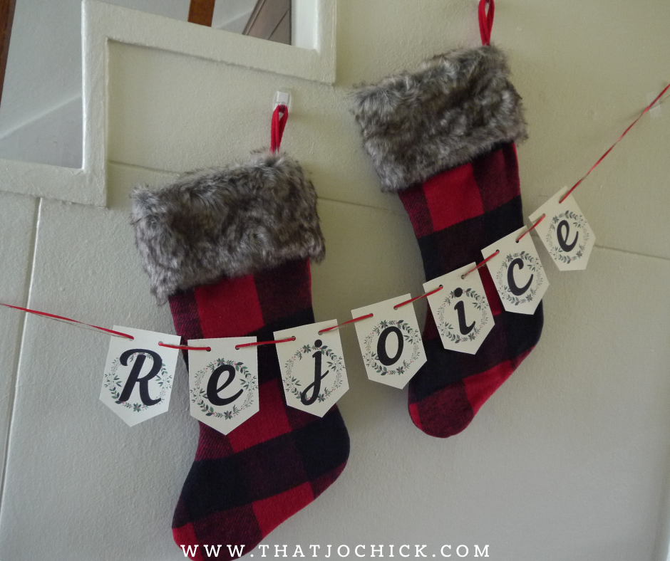 printable Rejoice banner
