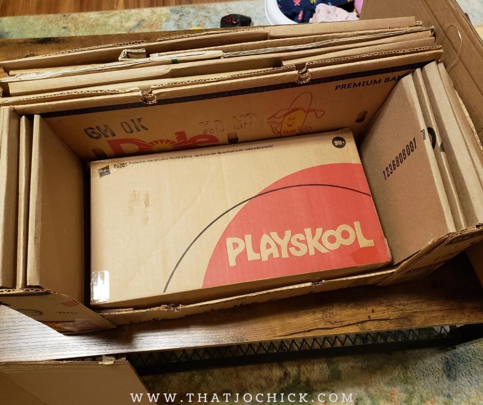 cardboard box banana box couch