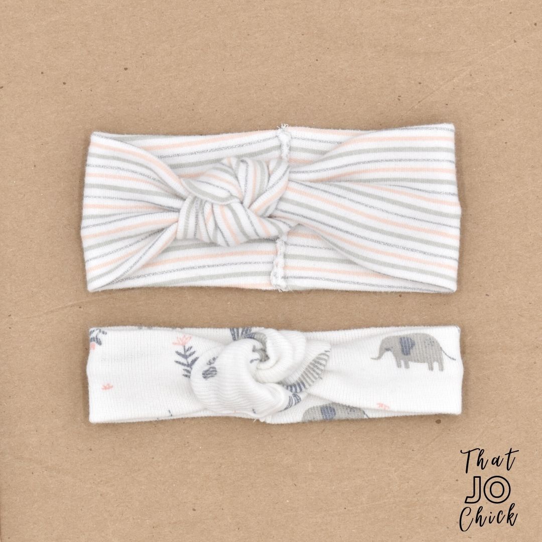 Knotted Newborn Headband Set - Image 3