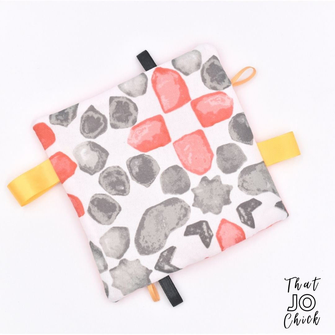 Pink and Grey Crinkle Toy