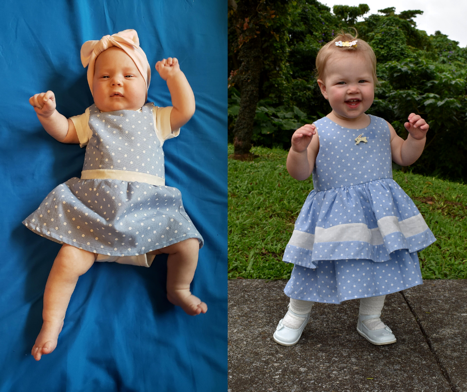 Easter polka dot dress