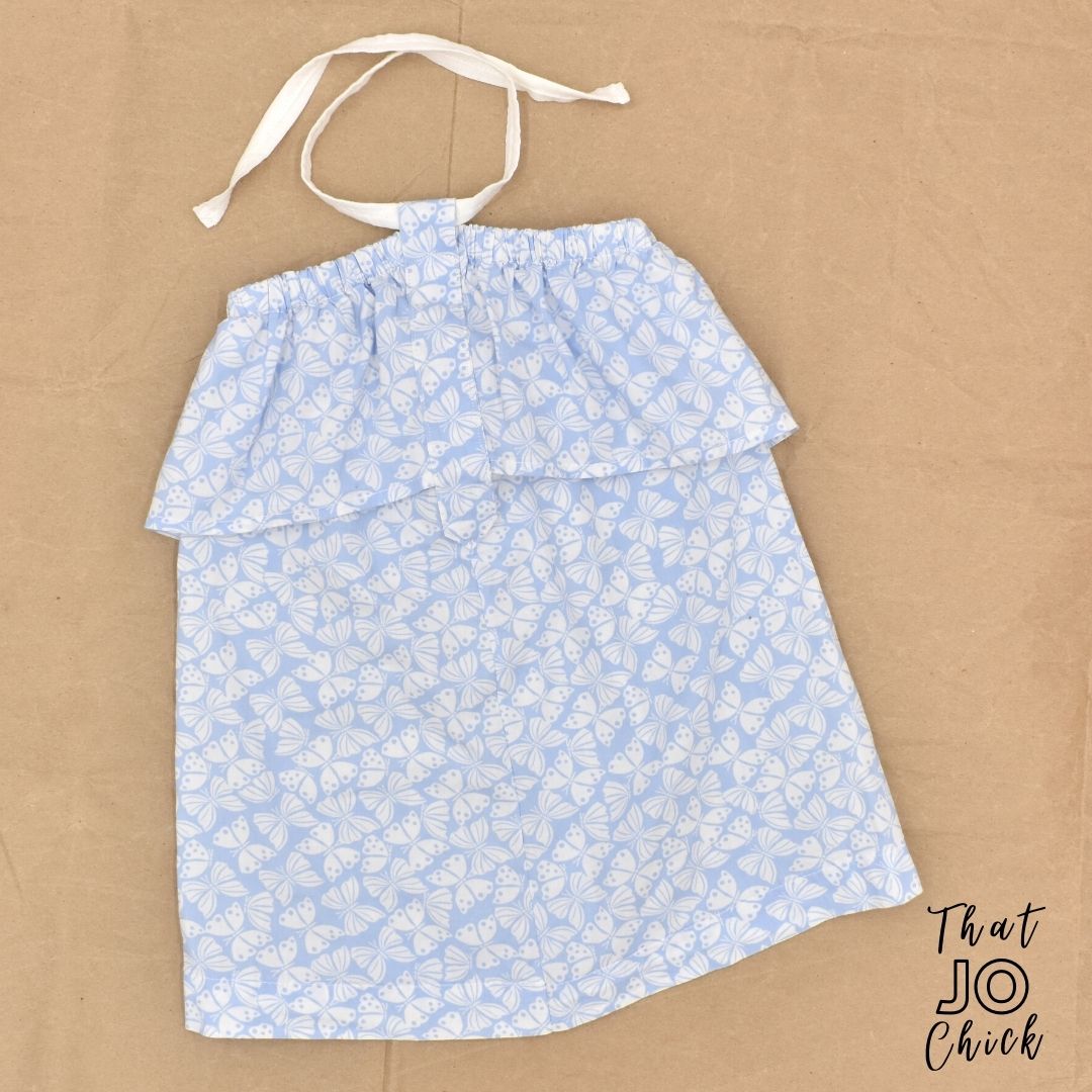 Hand made baby halter-top summer sun dress