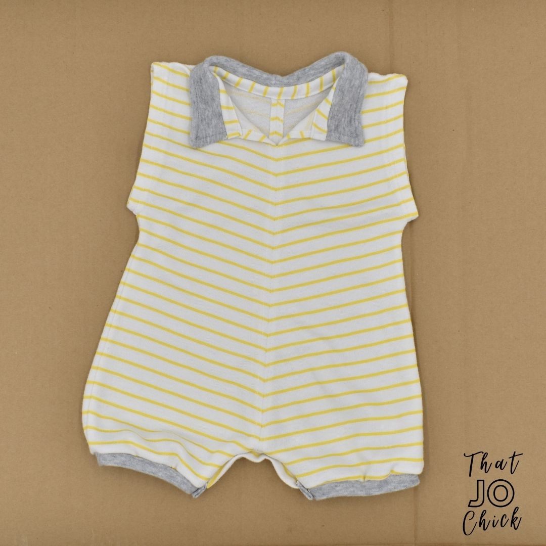 hand made summer baby romper